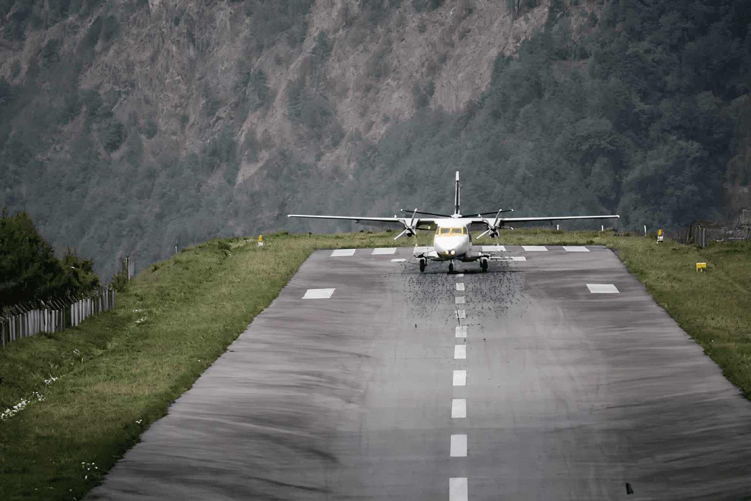 Lukla airport runway