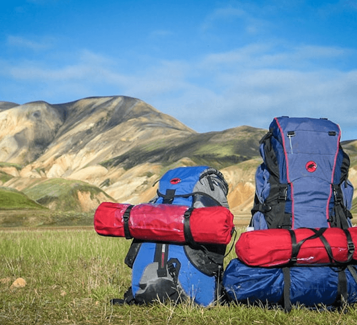 Hand luggage essentials trekking bags